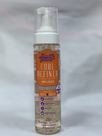 Beautiful texture hair mousse