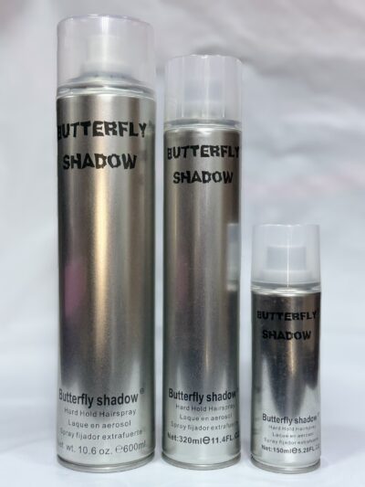Butterfly hair spray