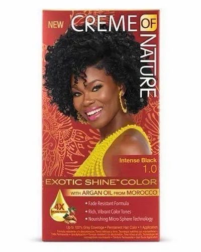 Crème of nature permanent color ( jet black)