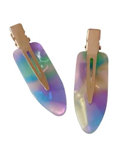 Glitter creaseless clip( 2pcs)
