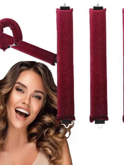 Velvet heatless curler ( 6pcs in a pack)