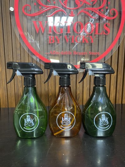 Colored spray bottle